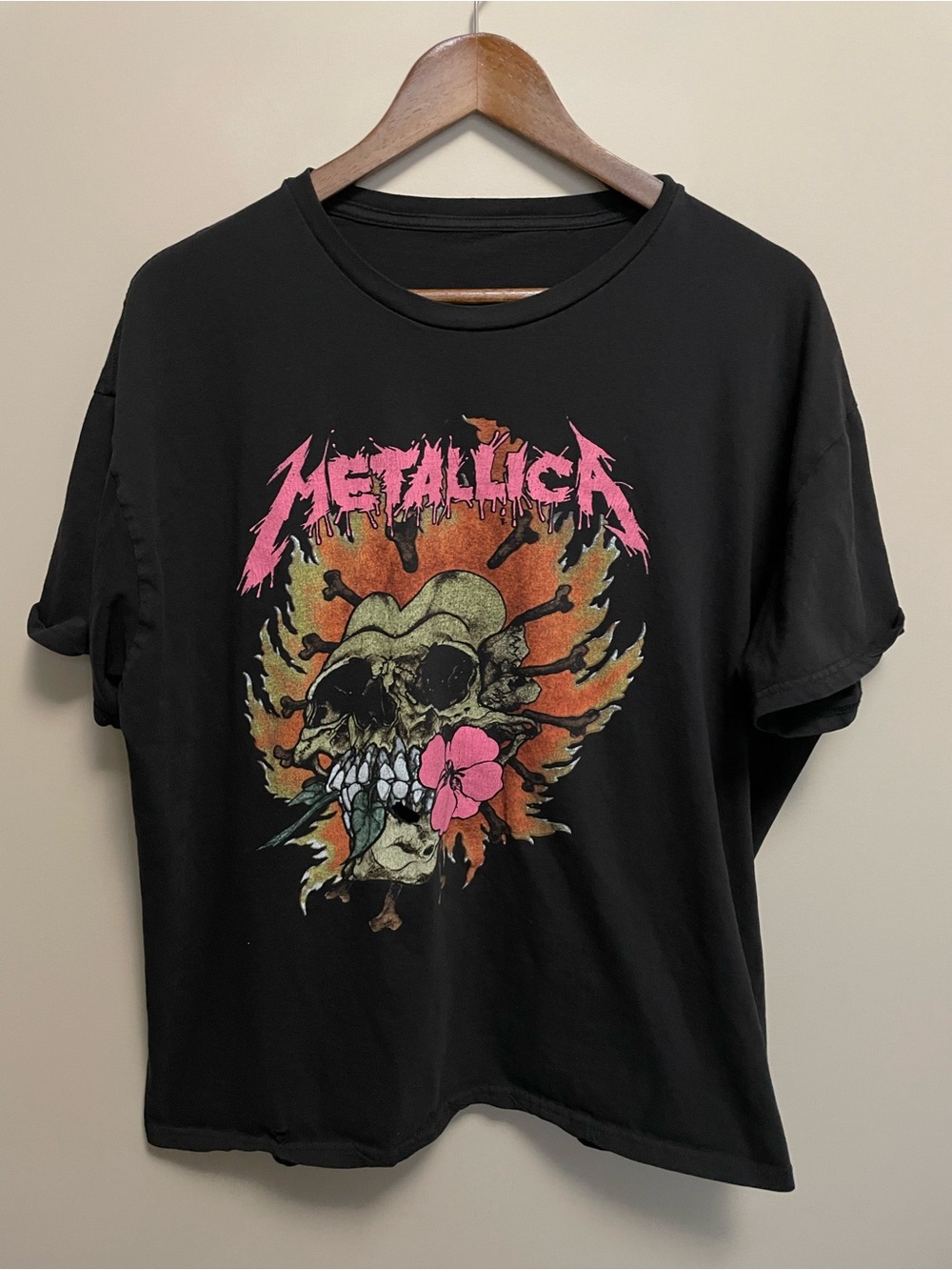 Metallica Black Graphic Short Sleeve Tee 2XL
